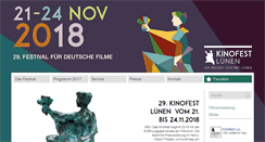 Desktop Screenshot of kinofest-luenen.de
